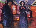 Mann und Frau ii 1915 Edvard Munch Expressionismus